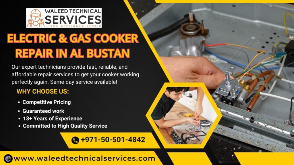 Electric & Gas Cooker Repair in Al Bustan