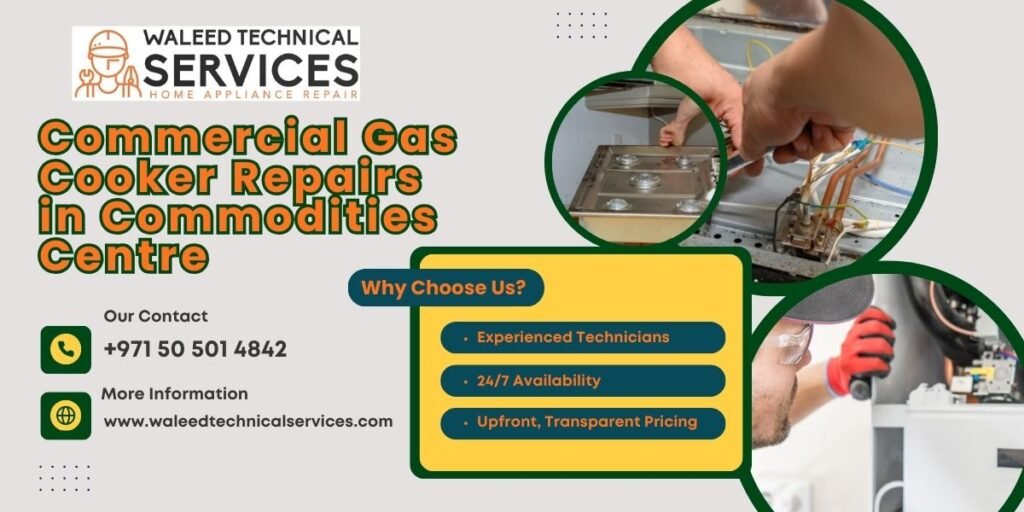 Commercial Gas Cooker Repairs in Commodities Centre